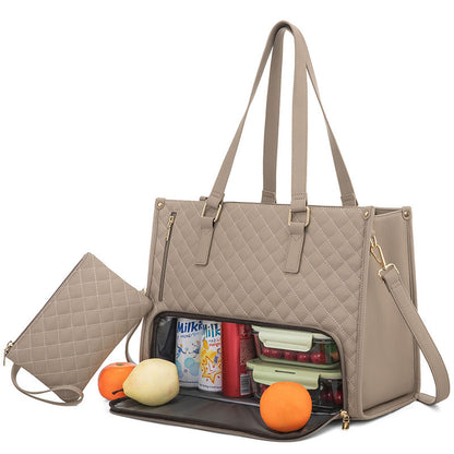 Convenient Commute Lunch Bag Damen Isolierte Kühltasche Auslaufsicher - Hobbyfy