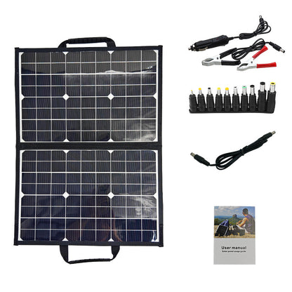 40W Monokristall Foldbares Solarmodul 18V Notfall Ladegerät - Hobbyfy