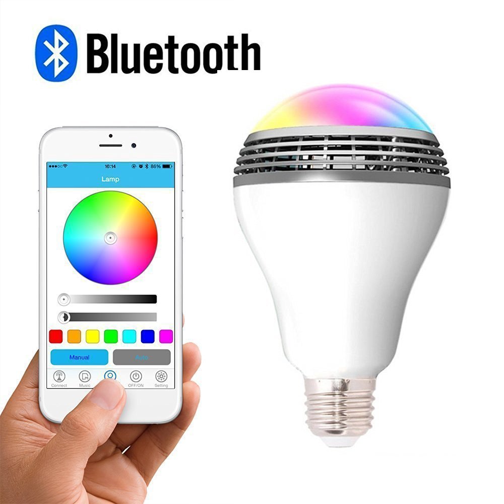 Creative Home LED Smart Bluetooth E27 Birne Lautsprecher RGBW Licht - Hobbyfy