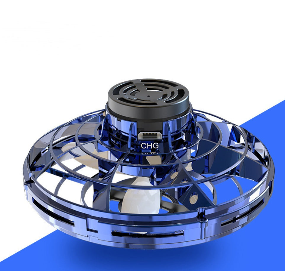 Gufo Mini Fingertip Gyro Interaktives LED UFO Spinner Spielzeug Für Kinder Ideal Zum Drehen Werfen - Hobbyfy