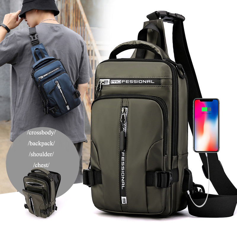 Professional Umhängetasche Herren Multifunktional Nylon Wasserdicht - Hobbyfy