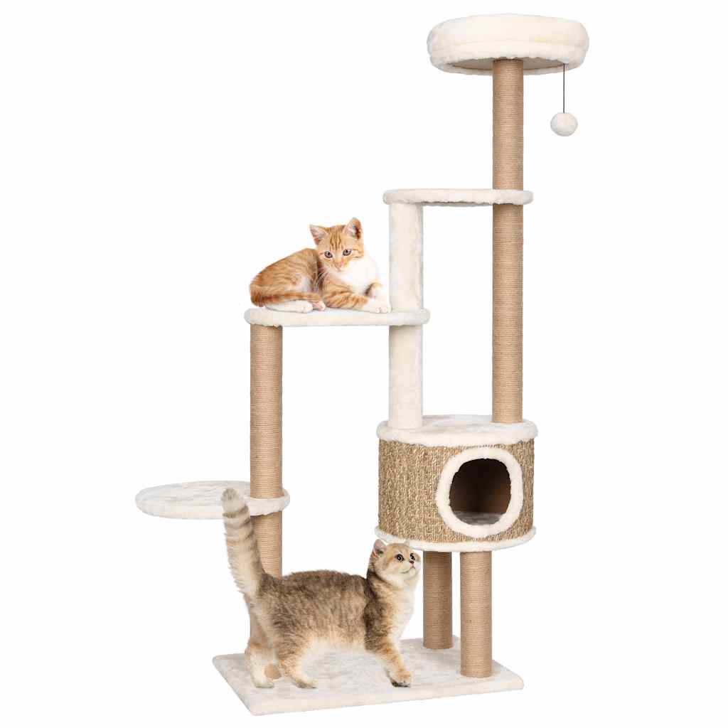 Katzenspielbaum Seagrass 148 cm Mit Luxuskissen Premium - Hobbyfy