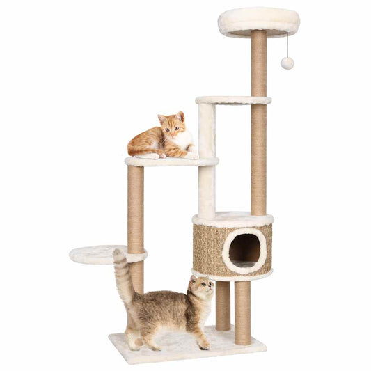 Katzenspielbaum Seagrass 148 cm Mit Luxuskissen Premium - Hobbyfy