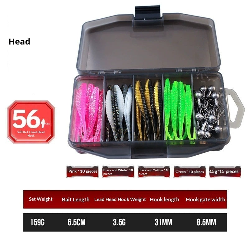 Angel-Köder Set 66 Stk 6-7 cm Spinn- und Jigangeln - Hobbyfy