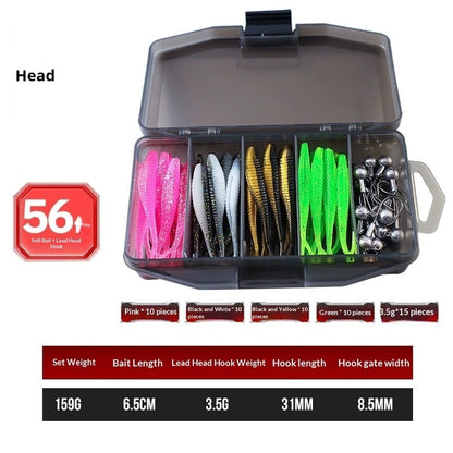 Angel-Köder Set 66 Stk 6-7 cm Spinn- und Jigangeln - Hobbyfy