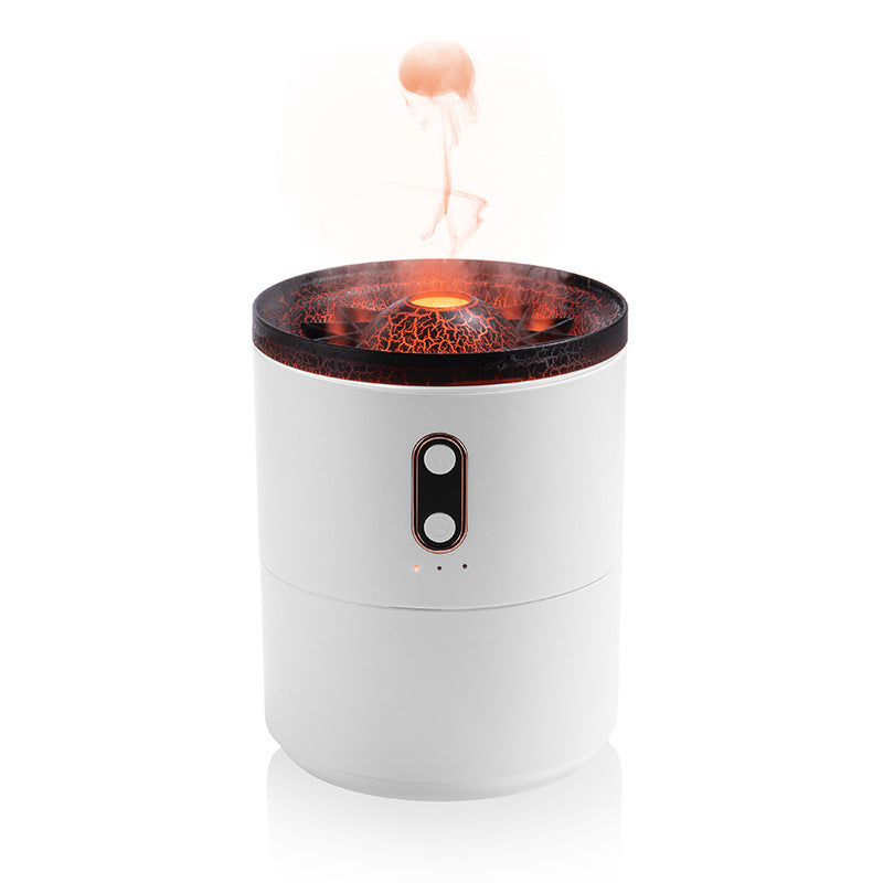 Volcanic Flame Aroma Diffuser USB Tragbar Jellyfish Nachtlicht Duft