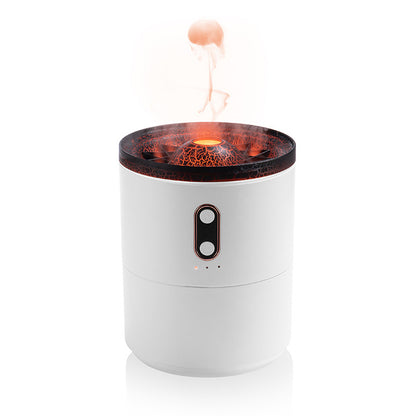 Volcanic Flame Aroma Diffuser USB Tragbar Jellyfish Nachtlicht Duft
