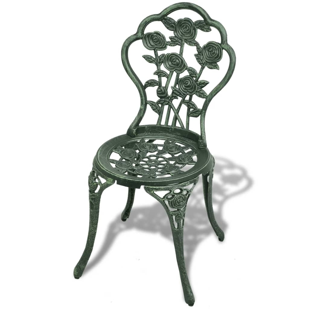 Gussaluminium Bistro-Set, 3-Teilig, Wetterfest, Standfest - Hobbyfy