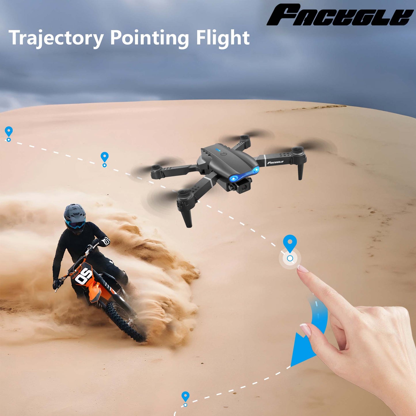 E99 Drohne Mit Dual Kamera HD Fernsteuerung - Hobbyfy