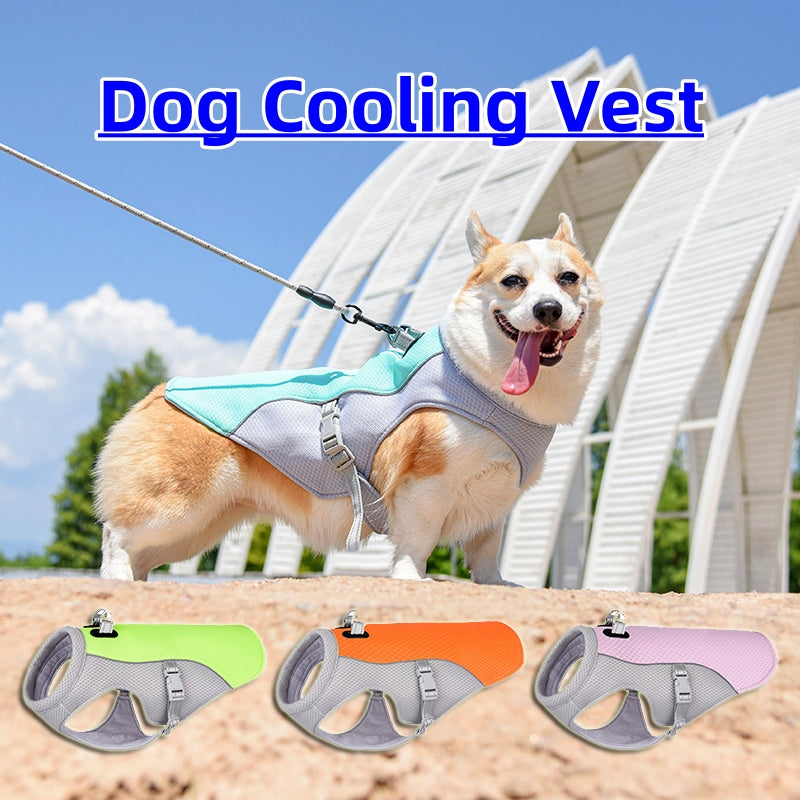Kühlweste Hund Mehrschichtige Kühlung Leichtes Polyester - Hobbyfy