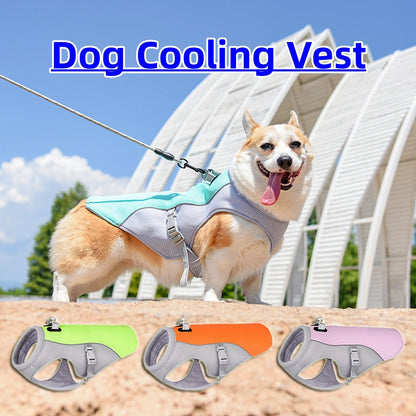 Kühlweste Hund Mehrschichtige Kühlung Leichtes Polyester - Hobbyfy