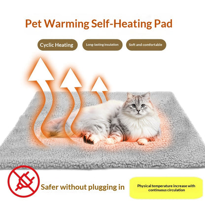 WarmNest Selbstheizendes Katzen Und Hundepad Grau