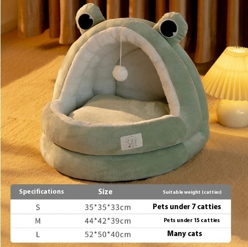 Cat Nest Four Seasons Universal Winter Warm Closed - Hobbyfy