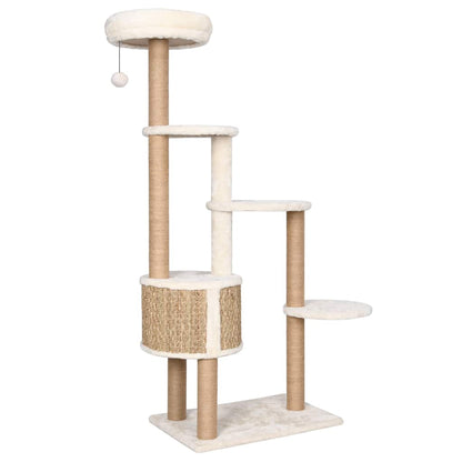 Katzenspielbaum Seagrass 148 cm Mit Luxuskissen Premium - Hobbyfy