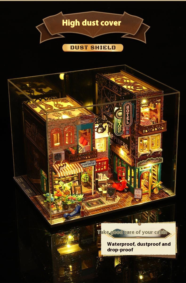 DIY Cottage Scarborough Buchstand Miniatur Kunsthaus Geschenk - Hobbyfy
