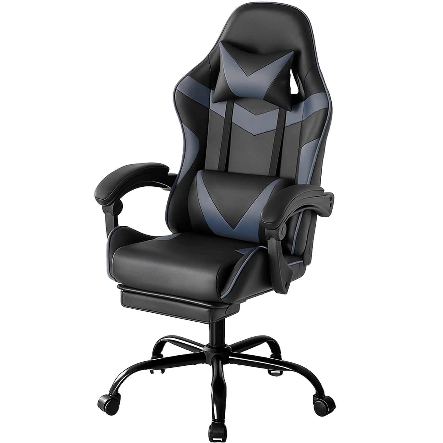 E Sports Stuhl Mit Fußstütze Robuster Metallrahmen Für Halt & Gamingkomfort - Hobbyfy
