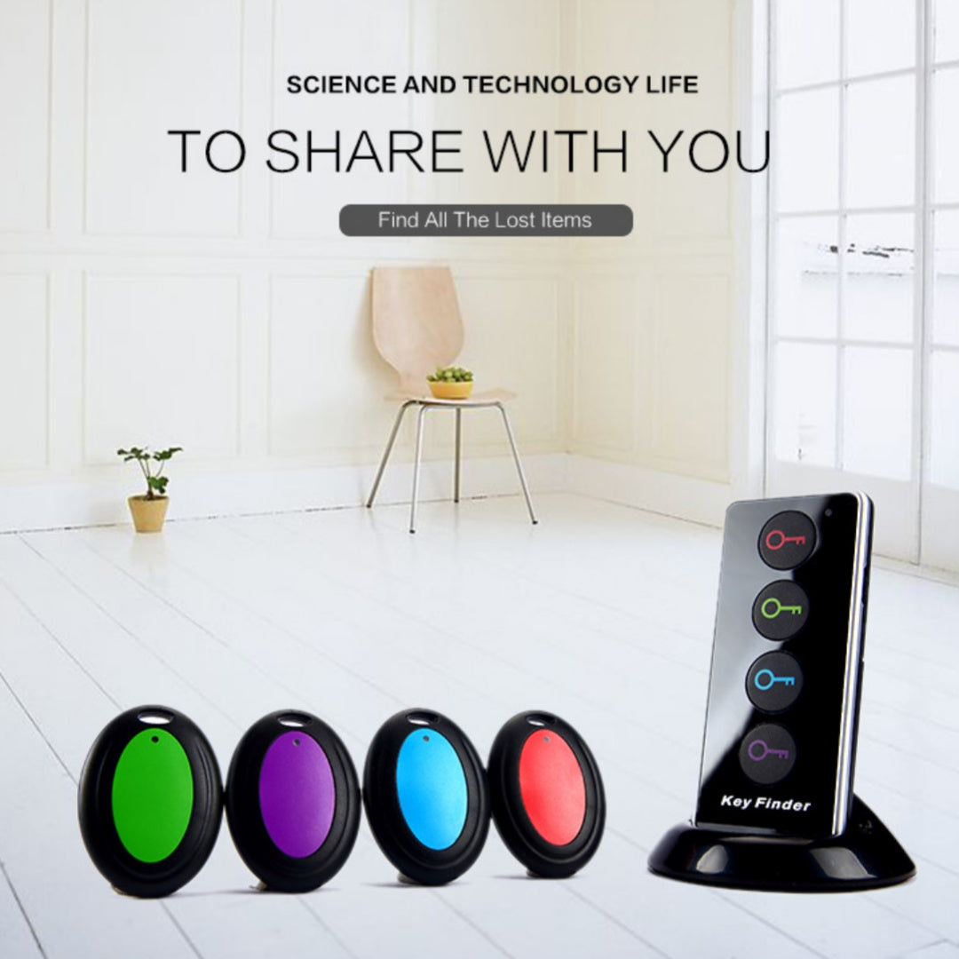 Drahtloser Schlüssel Locator Vier Empfänger 40 m Reichweite