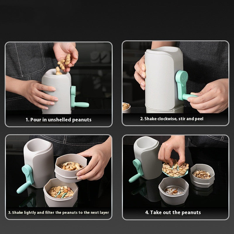 Automatischer Erdnussschäler für Schnelles Schälen
