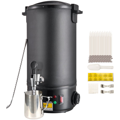 KerzenMeister Kommerzieller Wachsschmelzer 10 L 1100 W DIY Set