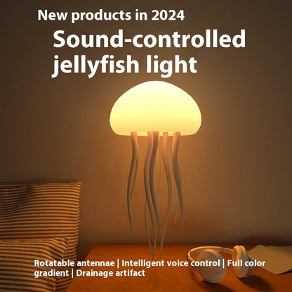 Jellyfish Mood Lamp LED Nachtlicht Mit Farbwechsel Und Memory