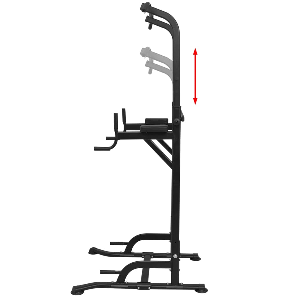 Power Tower 182-235 cm Kompakte Ganzkörper-Trainingsstation - Hobbyfy