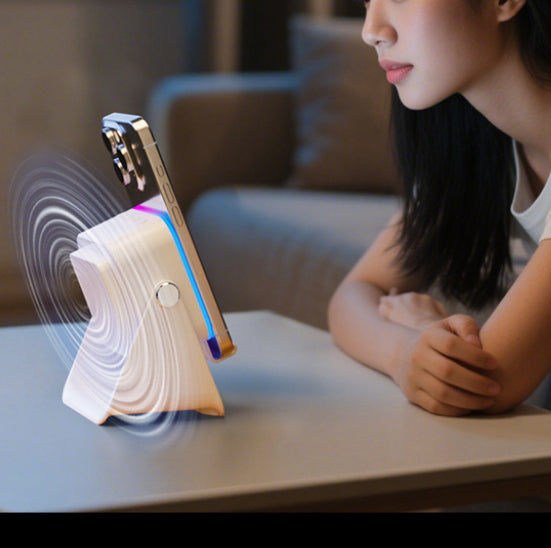 NovaTech All-In-One Faltbare Handy-Halterung mit Kabellosem Lautsprecher - Hobbyfy
