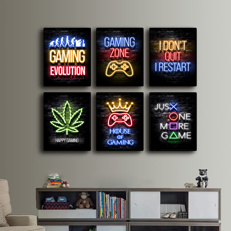 Neon Canvas Gaming Matte - Hobbyfy