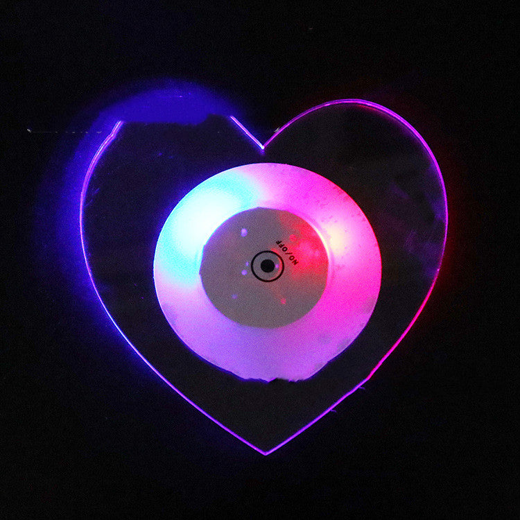 Aurelia Kristall Acryl LED Untersetzer 10 cm Blinkendes Design - Hobbyfy