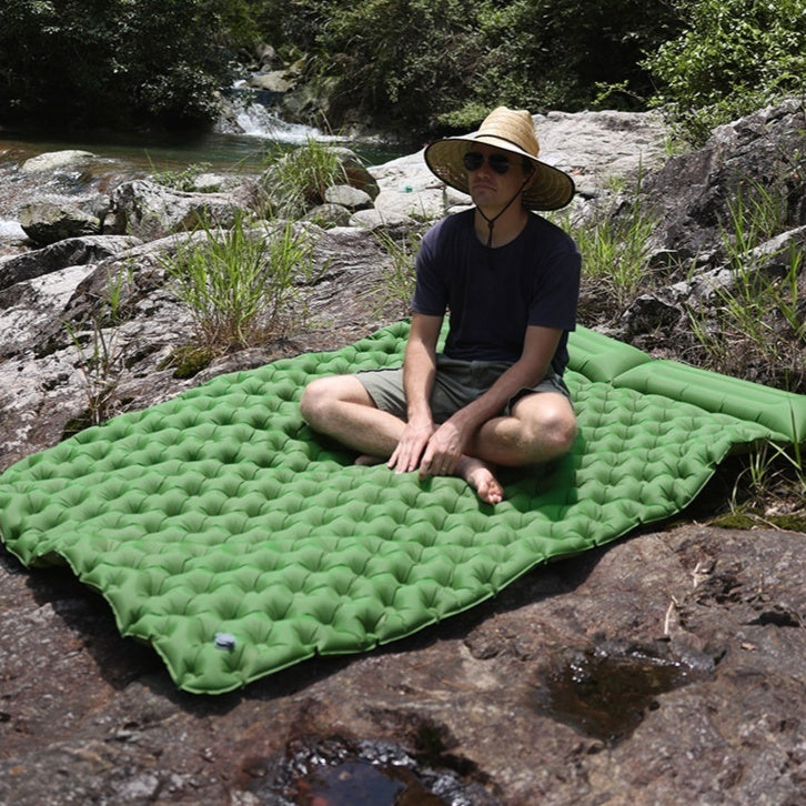 Lunara Doppelte Luftmatratze Camping Nylon-TPU-Verbund Kissenvarianten - Hobbyfy