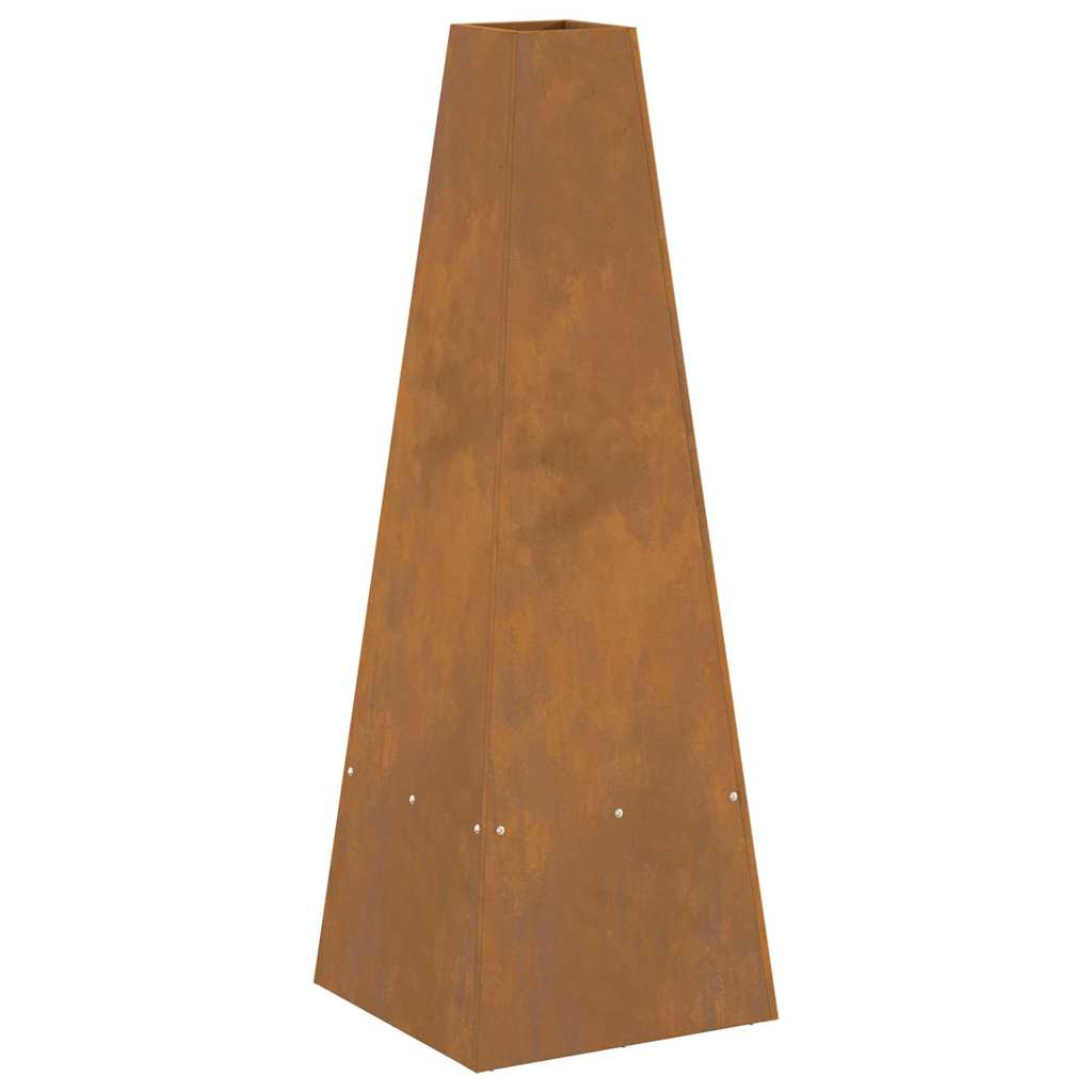Feuerstelle Wetterfestes Stahlgehäuse 35 cm Garten Terrasse - Hobbyfy