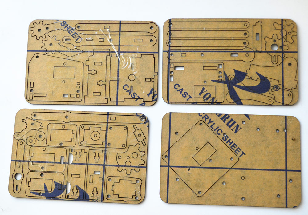AcrylTech DIY Bausatz Mechanischer Arm Roboter - Hobbyfy