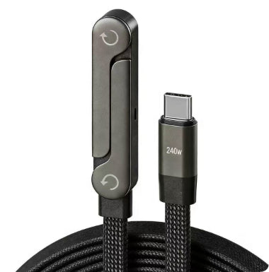 PowerLine 240W USB-C Ladekabel Mit Faltbarem Standfuß - Hobbyfy