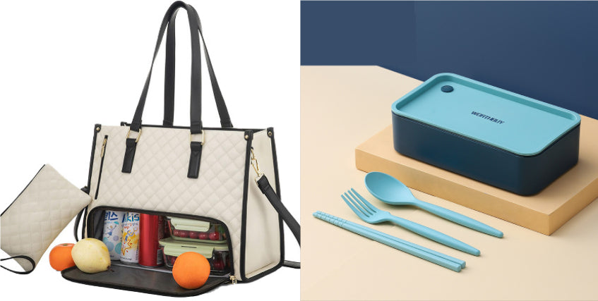 Convenient Commute Lunch Bag Damen Isolierte Kühltasche Auslaufsicher - Hobbyfy