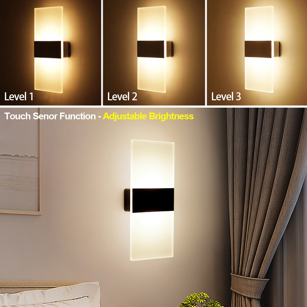 Lumina Wandlampe USB Ladelicht Berührungssensor Drei Stufen Helligkeit - Hobbyfy