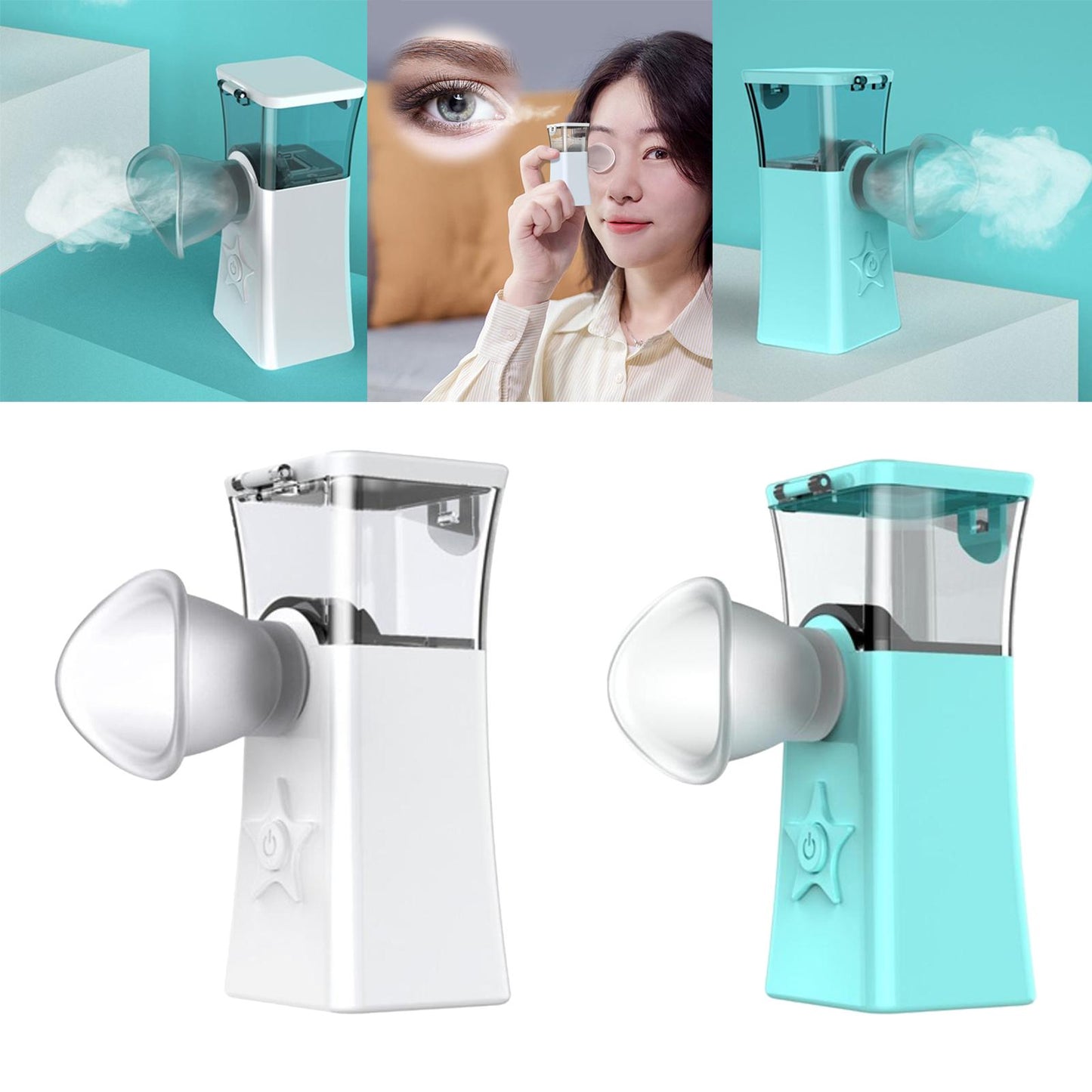 Feuchtigkeitsspray Gesicht Nano Mist Technologie 2in1 Kompakt - Hobbyfy