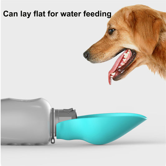 800ml All In One Hundewasserspender Flasche Napf Faltbar - Hobbyfy