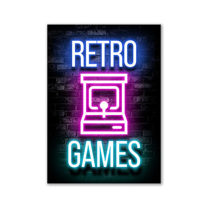 Neon Canvas Gaming Matte - Hobbyfy