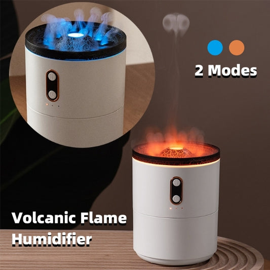 Volcanic Flame Aroma Diffuser USB Tragbar Jellyfish Nachtlicht Duft