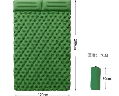 Lunara Doppelte Luftmatratze Camping Nylon-TPU-Verbund Kissenvarianten - Hobbyfy