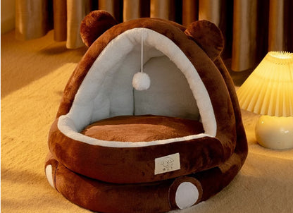 Cat Nest Four Seasons Universal Winter Warm Closed - Hobbyfy