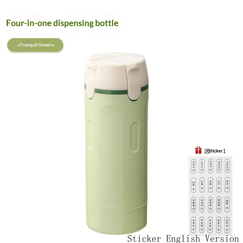4 In 1 Reise Spender Auslaufsicher Mit Vier Flaschen Je 30 Milliliter - Hobbyfy