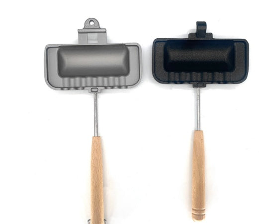 ChefLine Doppelseitige Bratpfanne Für Brot Waffeln Spiegeleier