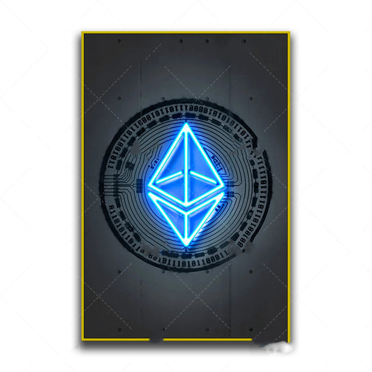 ArteNova Leinwandbild Öl-Leinwandkern Zeitloses Muster Flaches Format