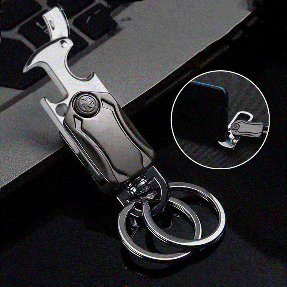 NovaGear 3 In 1 Fidget Spinner Schlüsselanhänger Mit Flaschenöffner Und Taschenmesser - Hobbyfy