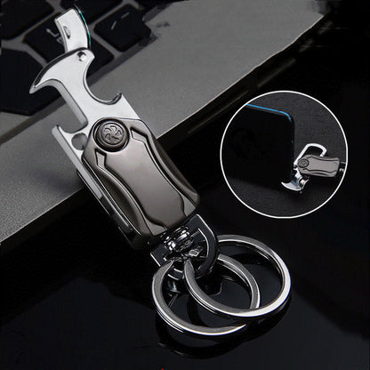 NovaGear 3 In 1 Fidget Spinner Schlüsselanhänger Mit Flaschenöffner Und Taschenmesser - Hobbyfy