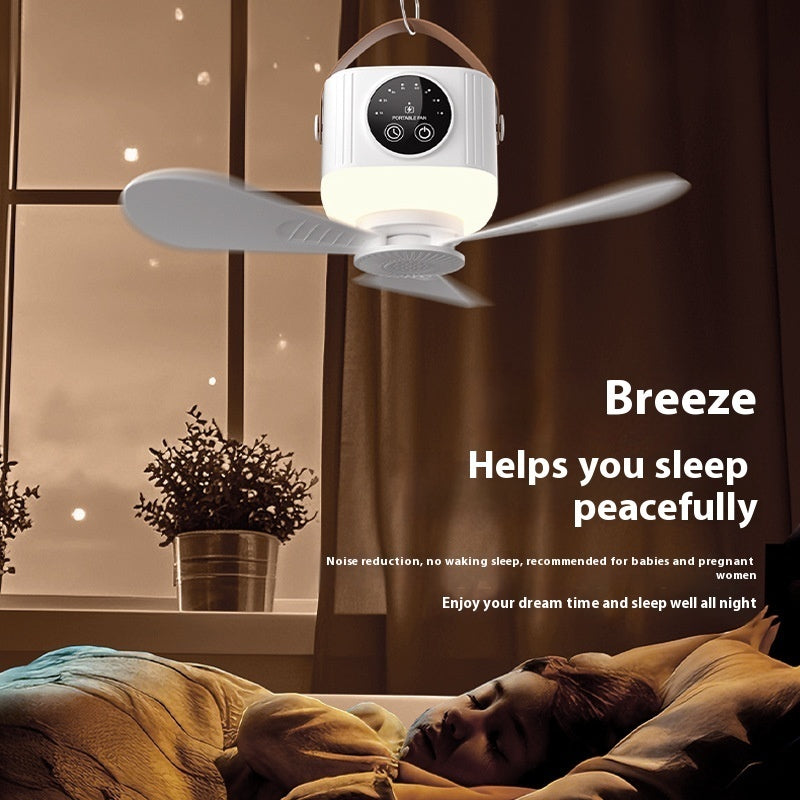 Wiederaufladbarer Ventilator Mit Licht und Kühlung - Hobbyfy