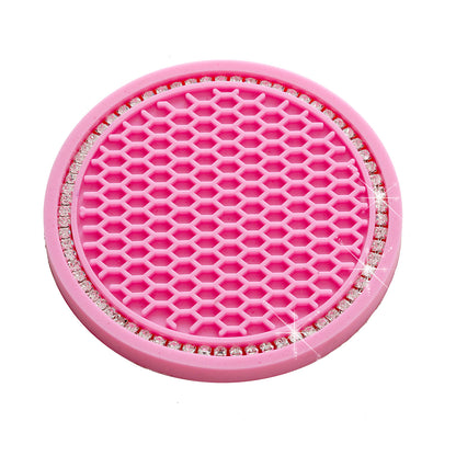 Diamantbesetztes Haken Set Für Auto Innenraum Pink