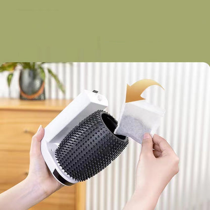 Automatischer Katzen Groomer Wand Eck Bürste Für Sanfte Fellpflege Akku-USB - Hobbyfy