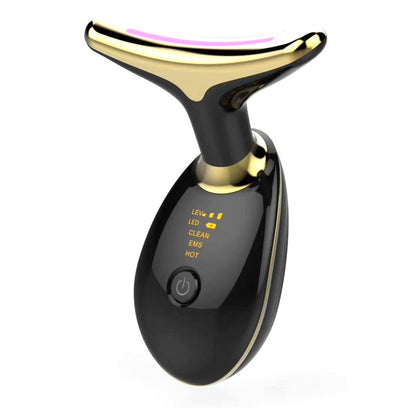 EMS DermLift Mikrocurrent Wärme Nackenlift LED Lichttherapie - Hobbyfy