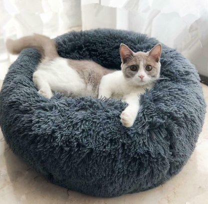 Rundes Kuschelnest Hundebett Für Kleine Hunde Kuschelkomfort - Hobbyfy